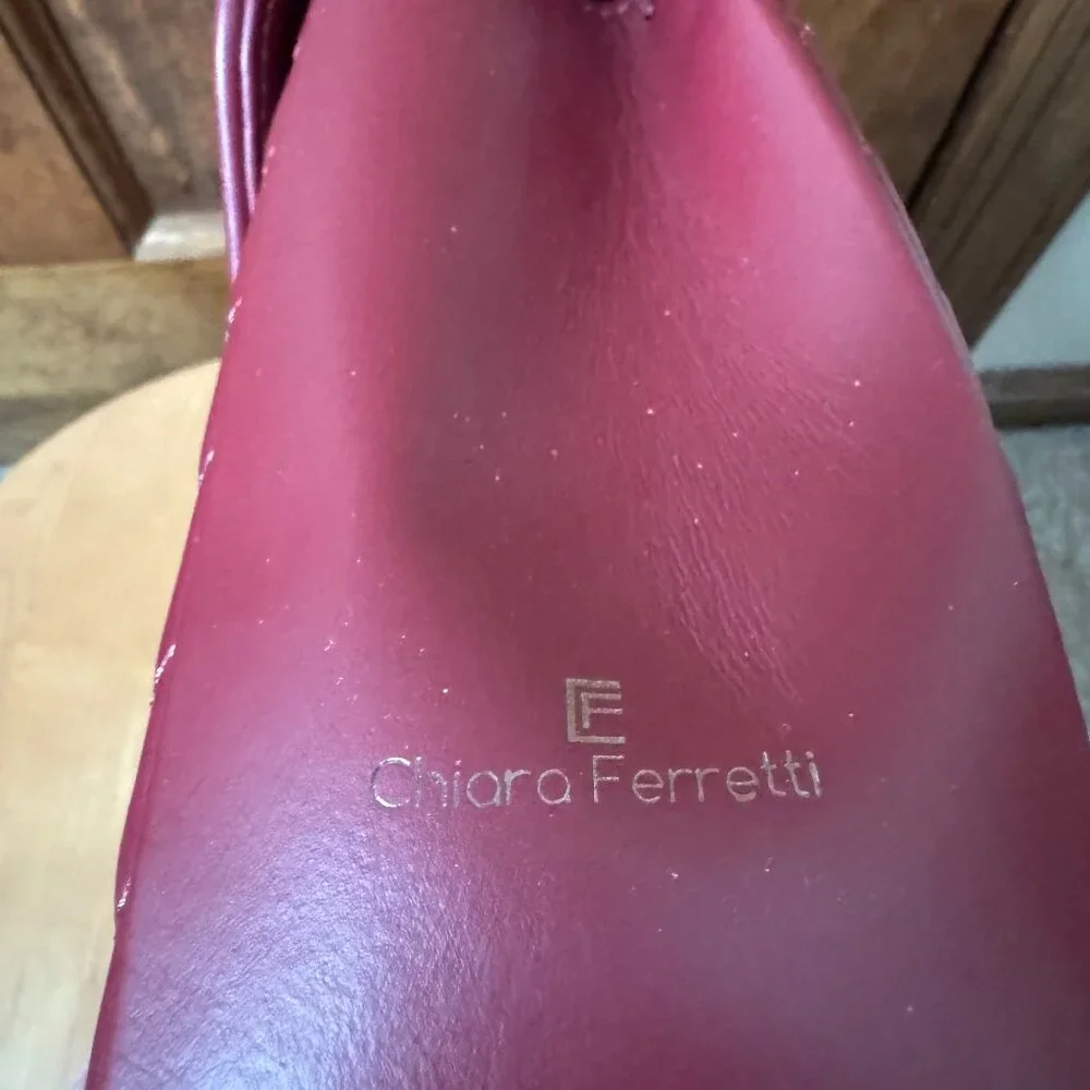 NWT Chiara Ferretti Ruby Leather Shoulder/Crossbody Bag - Picture 12 of 14